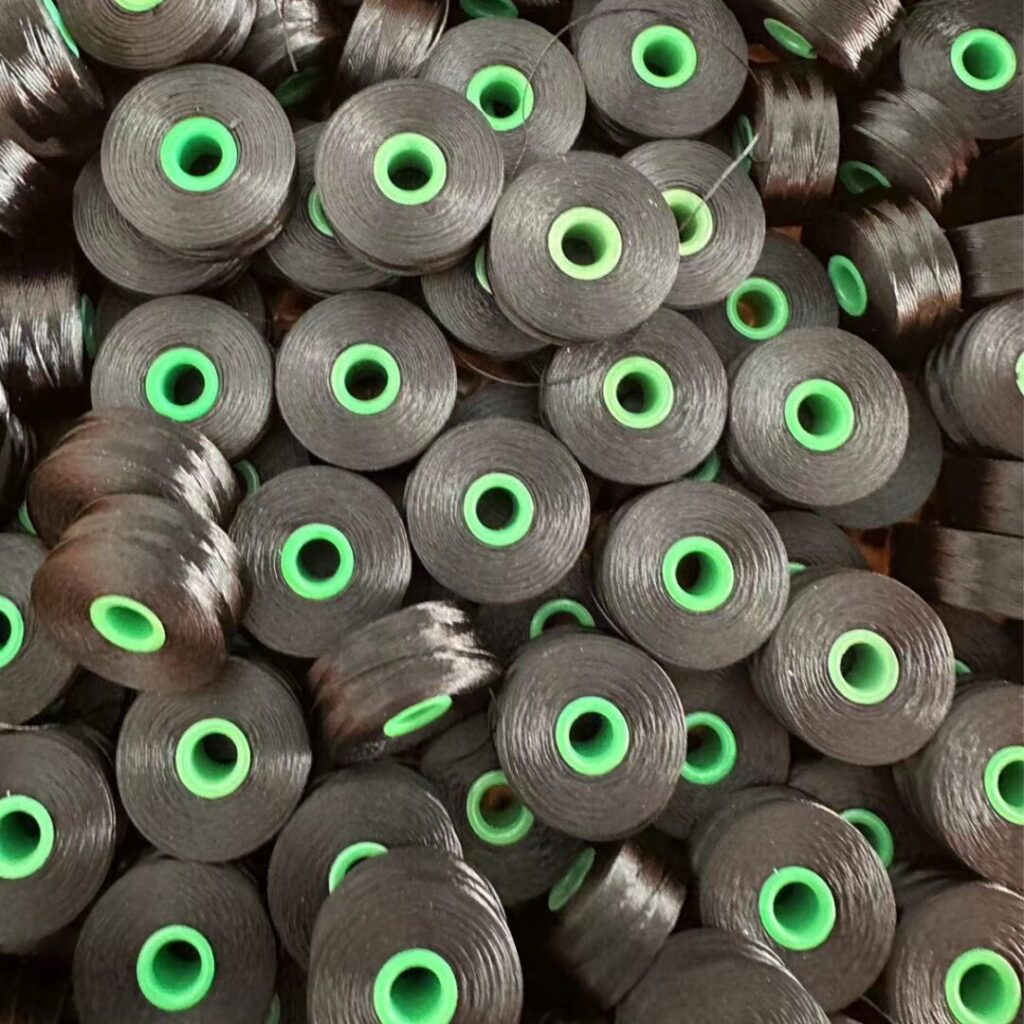 PREWOUND BOBBINS WITH HIGH TENACITY THREAD /BONDED THREAD